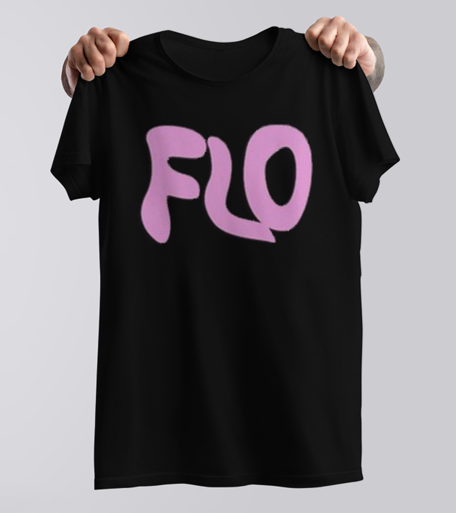 Jimmy Wearing Flo Vintage Style Pink T-Shirt