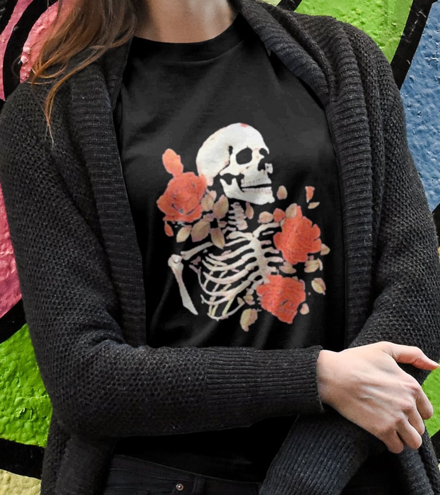 Grateful Dead Skeleton Roses T-Shirt