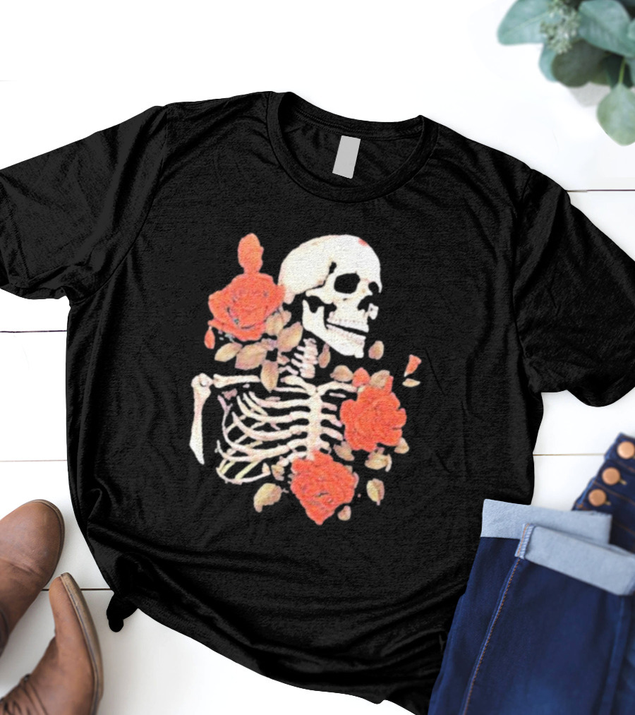 Grateful Dead Skeleton Roses T-Shirt
