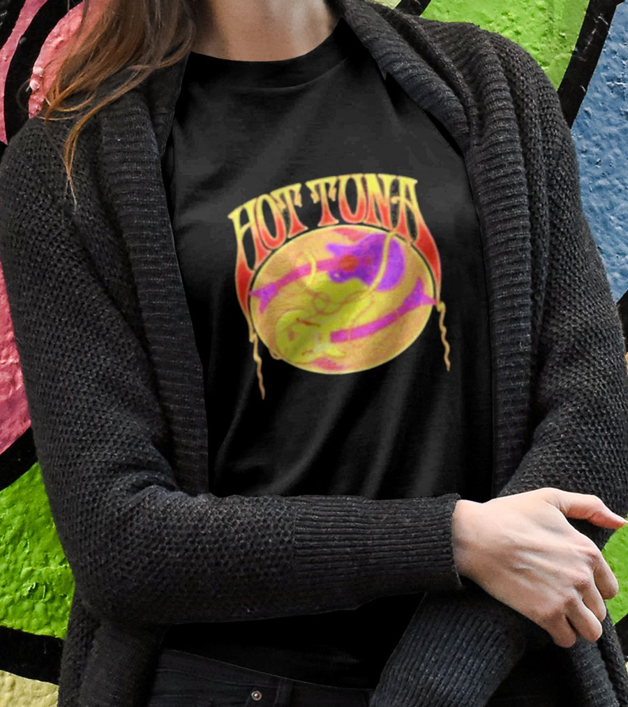 Hot Tuna Vintage Psychedelic Guitar T-Shirt