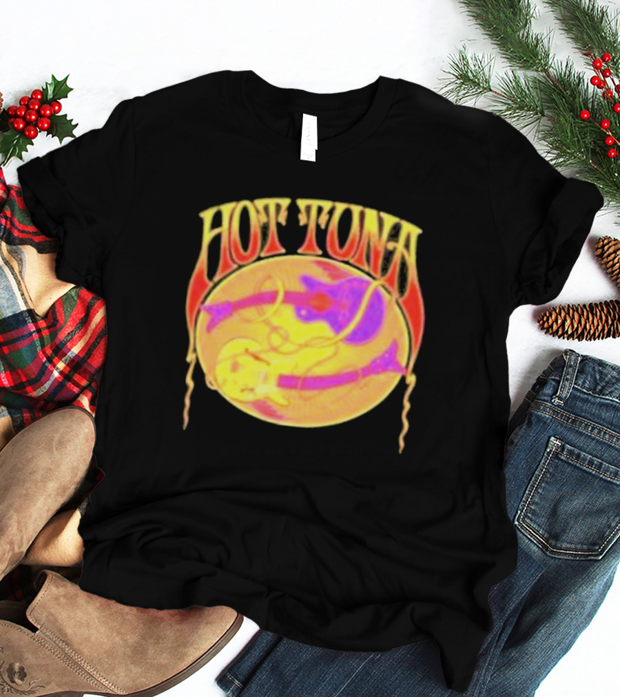 Hot Tuna Vintage Psychedelic Guitar T-Shirt