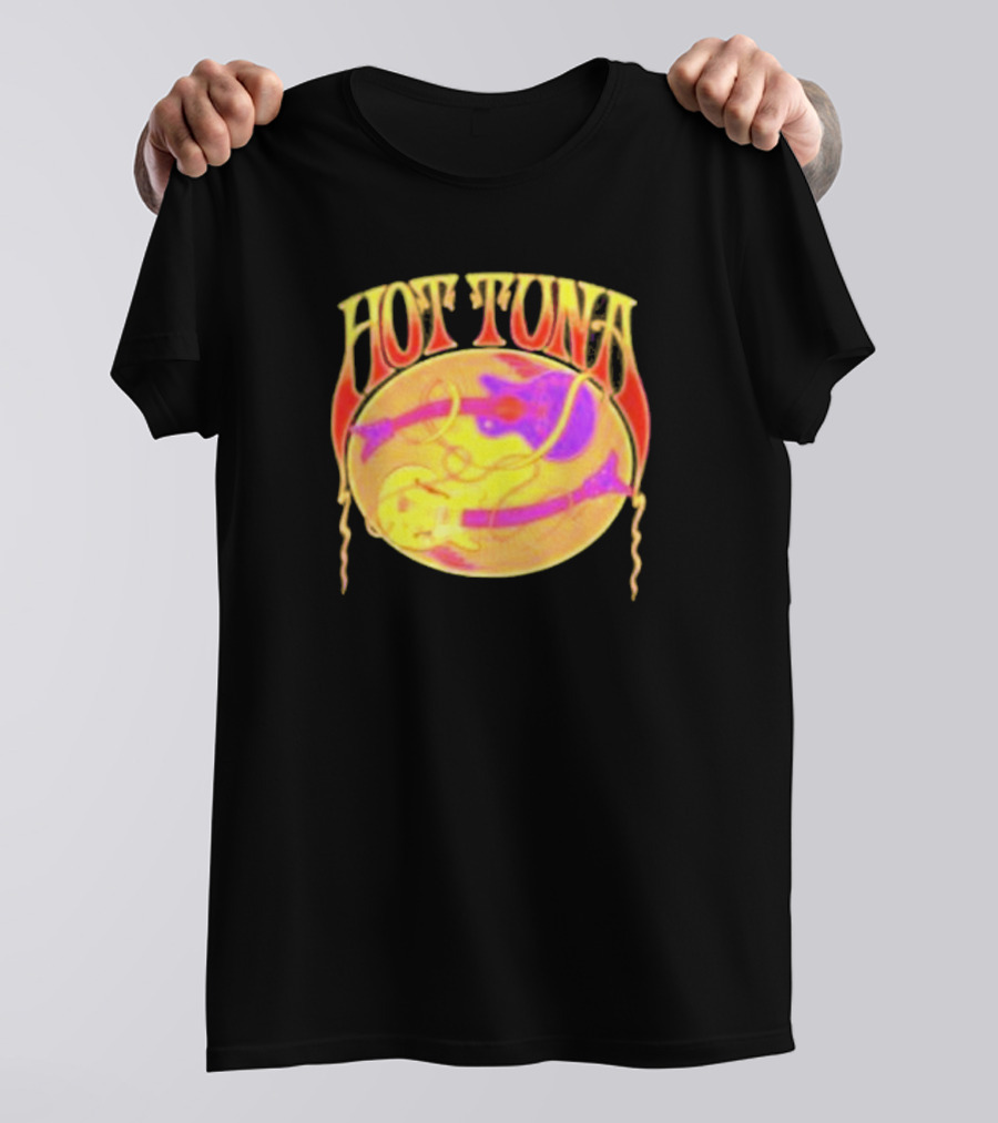 Hot Tuna Vintage Psychedelic Guitar T-Shirt