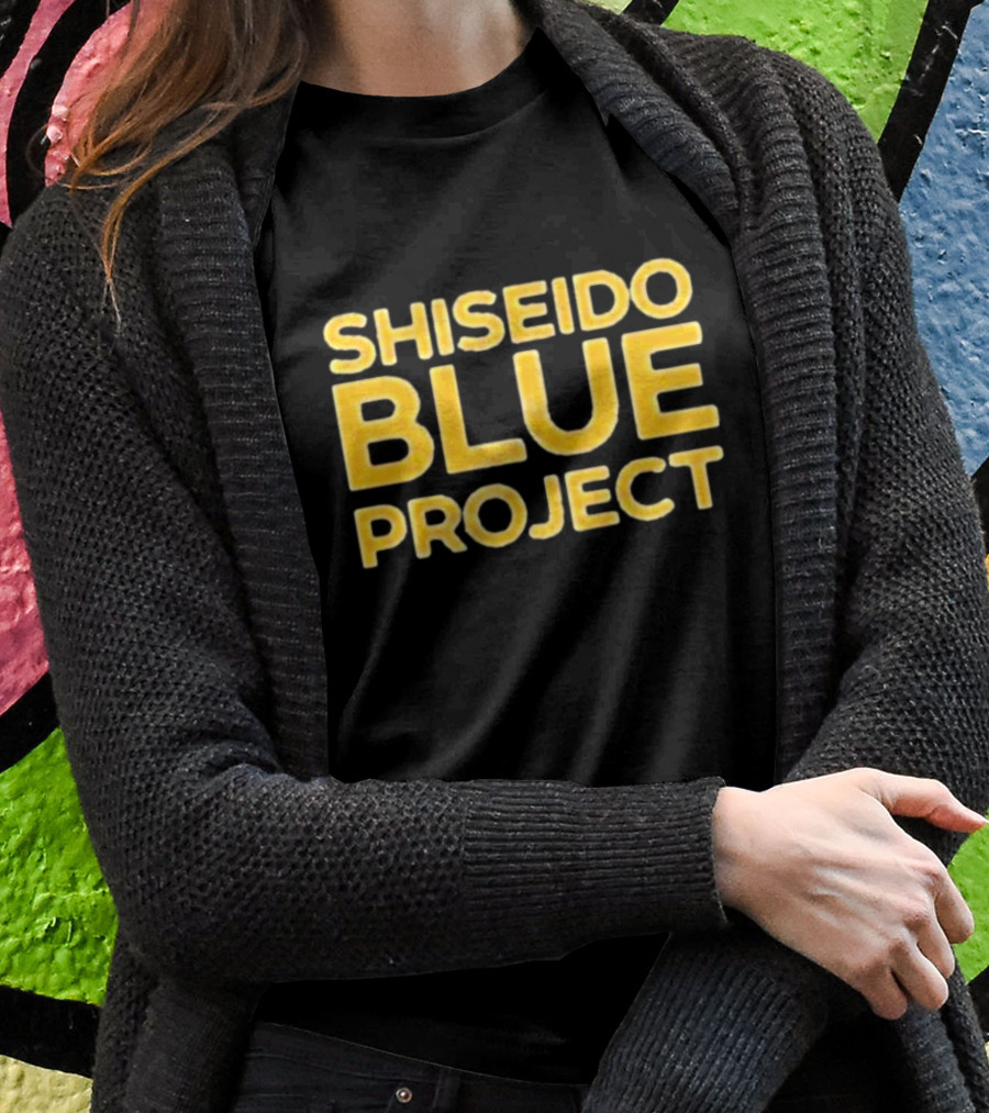 SHISEIDO BLUE PROJECT Protecting Oceans Initiatives T-Shirt