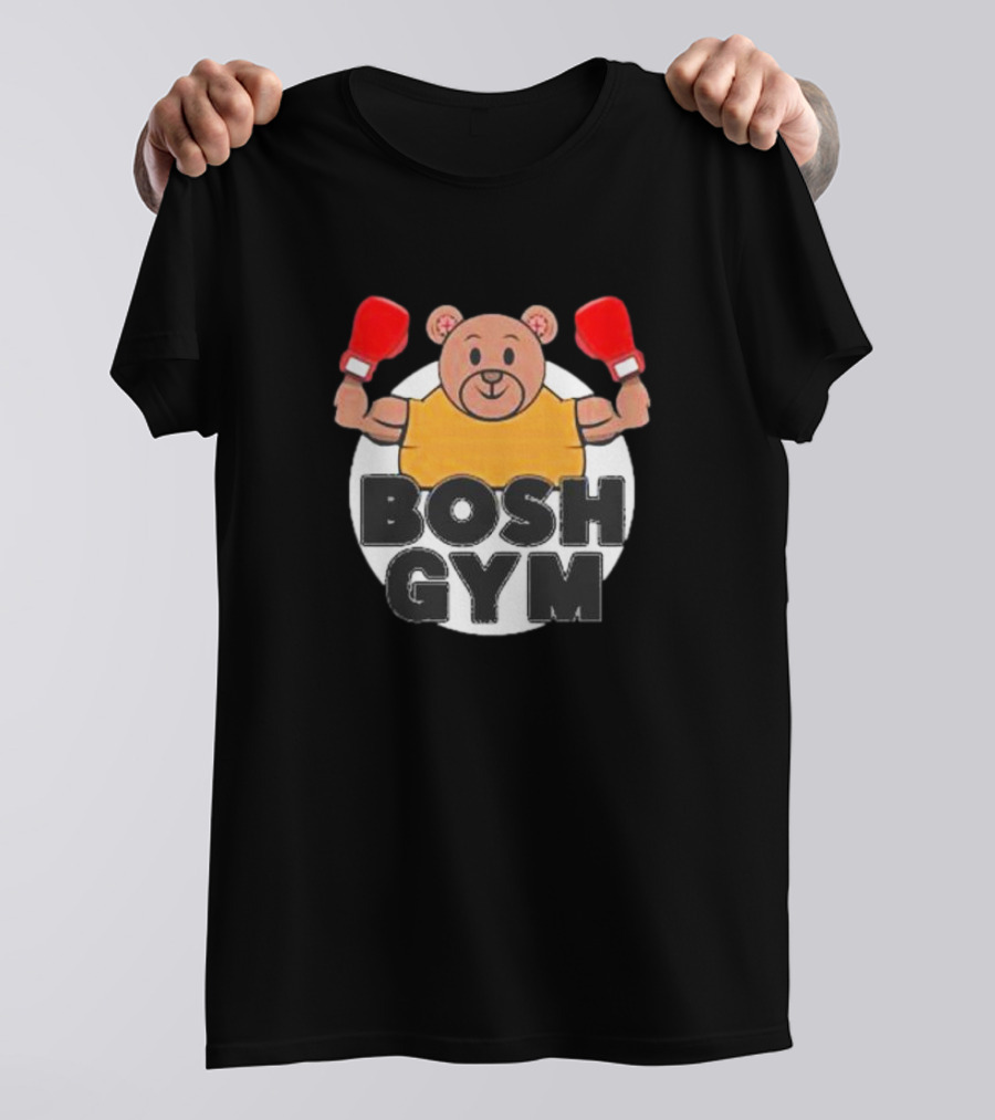 Bosh Gym Bear With Boxing Gloves T-Shirt