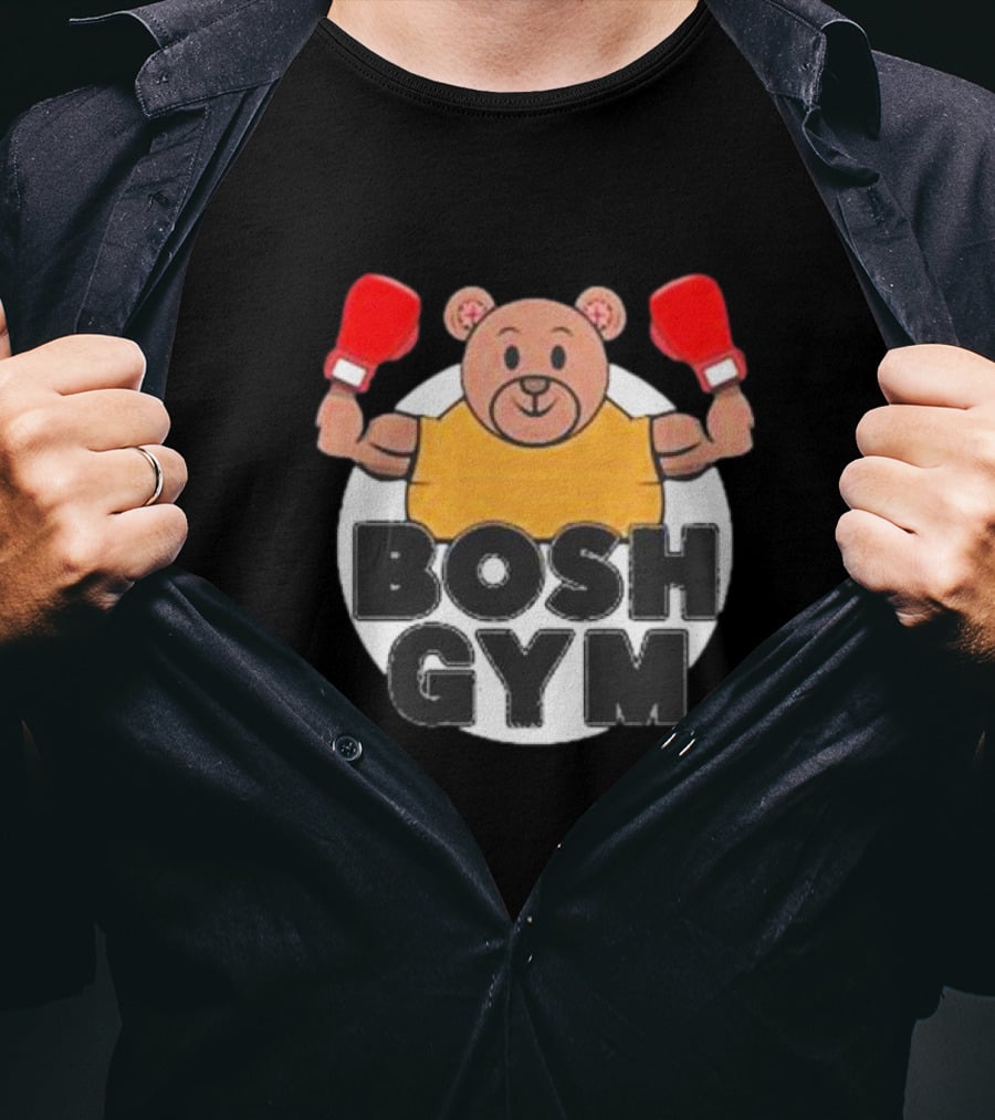 Bosh Gym Bear With Boxing Gloves T-Shirt