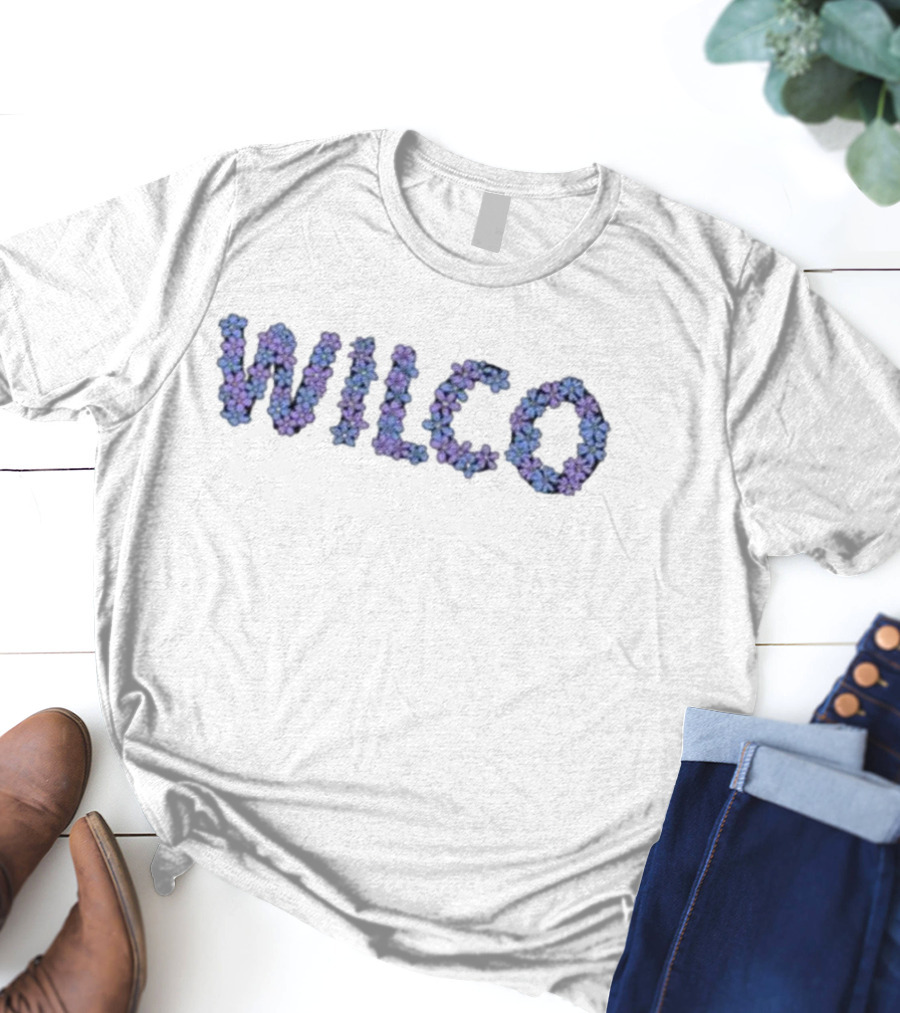 Wilco Cousin Floral Text T-Shirt
