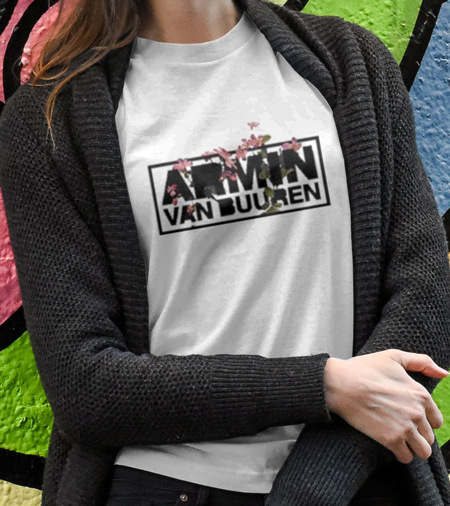 Armin Van Buuren Armada Music Floral T-Shirt