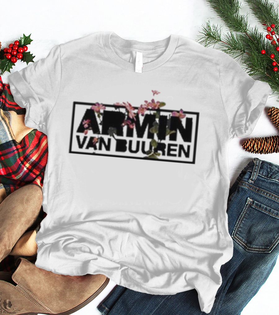 Armin Van Buuren Armada Music Floral T-Shirt