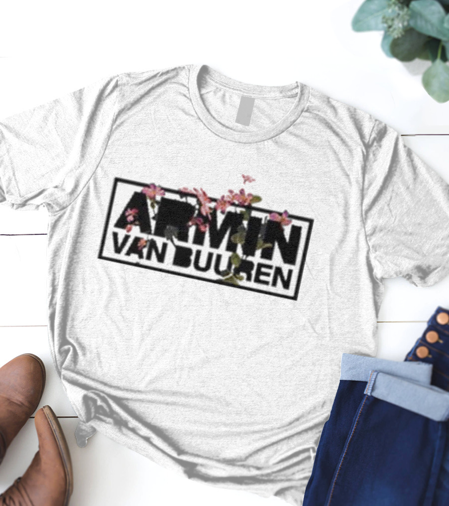 Armin Van Buuren Armada Music Floral T-Shirt
