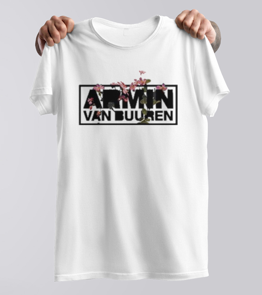 Armin Van Buuren Armada Music Floral T-Shirt