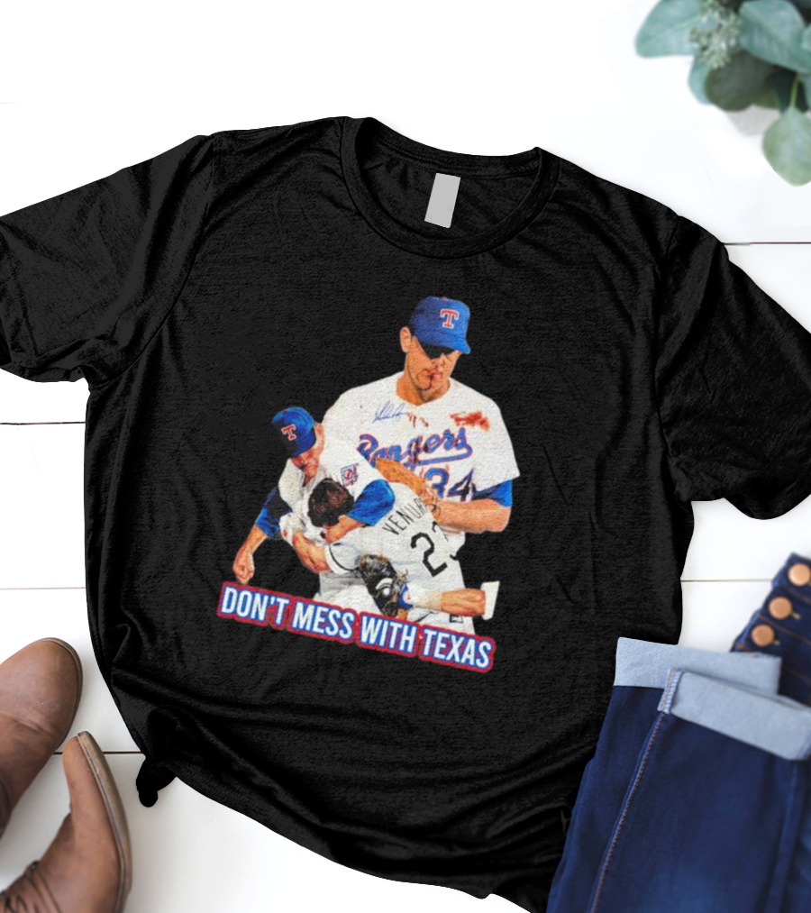 Nolan Ryan Texas Rangers Don’t Mess With Texas Ventura Fight T-Shirt