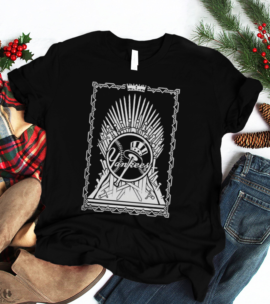 New York Yankees Game Of Thrones Yankees Iron Throne T-Shirt