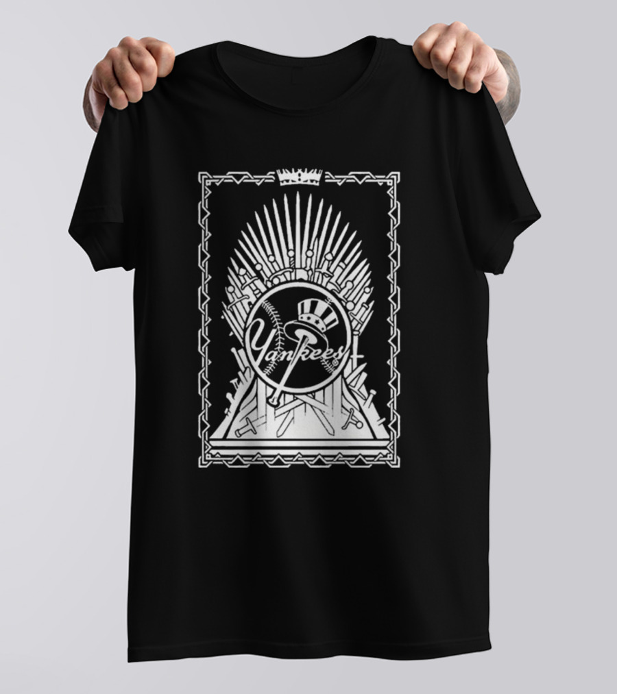 New York Yankees Game Of Thrones Yankees Iron Throne T-Shirt