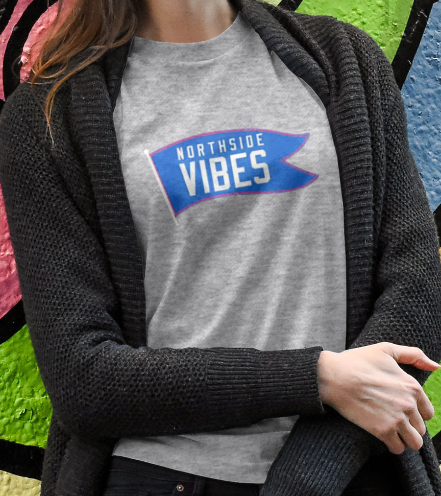 Northside Vibes Chicago Blue Flag T-Shirt