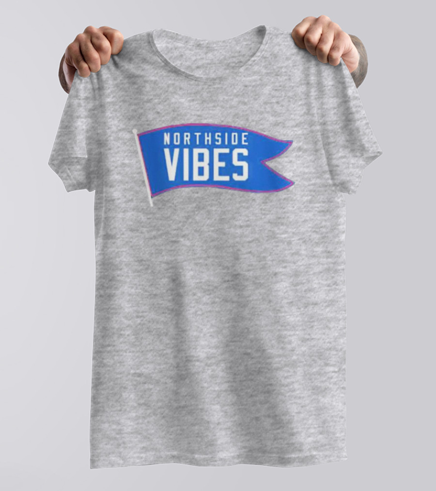 Northside Vibes Chicago Blue Flag T-Shirt