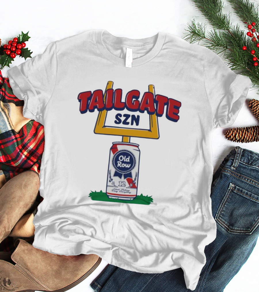 Old Row Ribbon Beer Tailgate SZN 12 Can T-Shirt