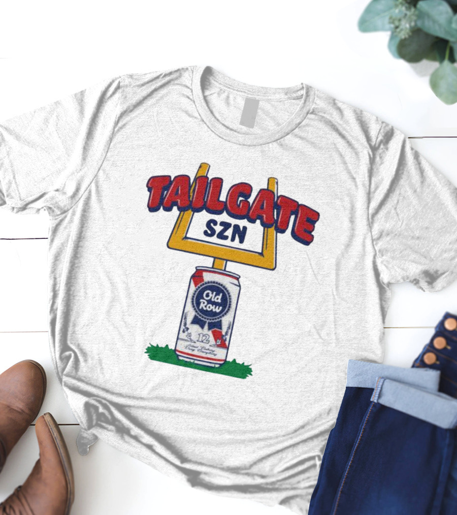 Old Row Ribbon Beer Tailgate SZN 12 Can T-Shirt