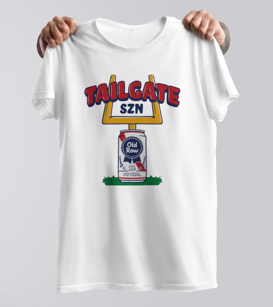 Old Row Ribbon Beer Tailgate SZN 12 Can T-Shirt