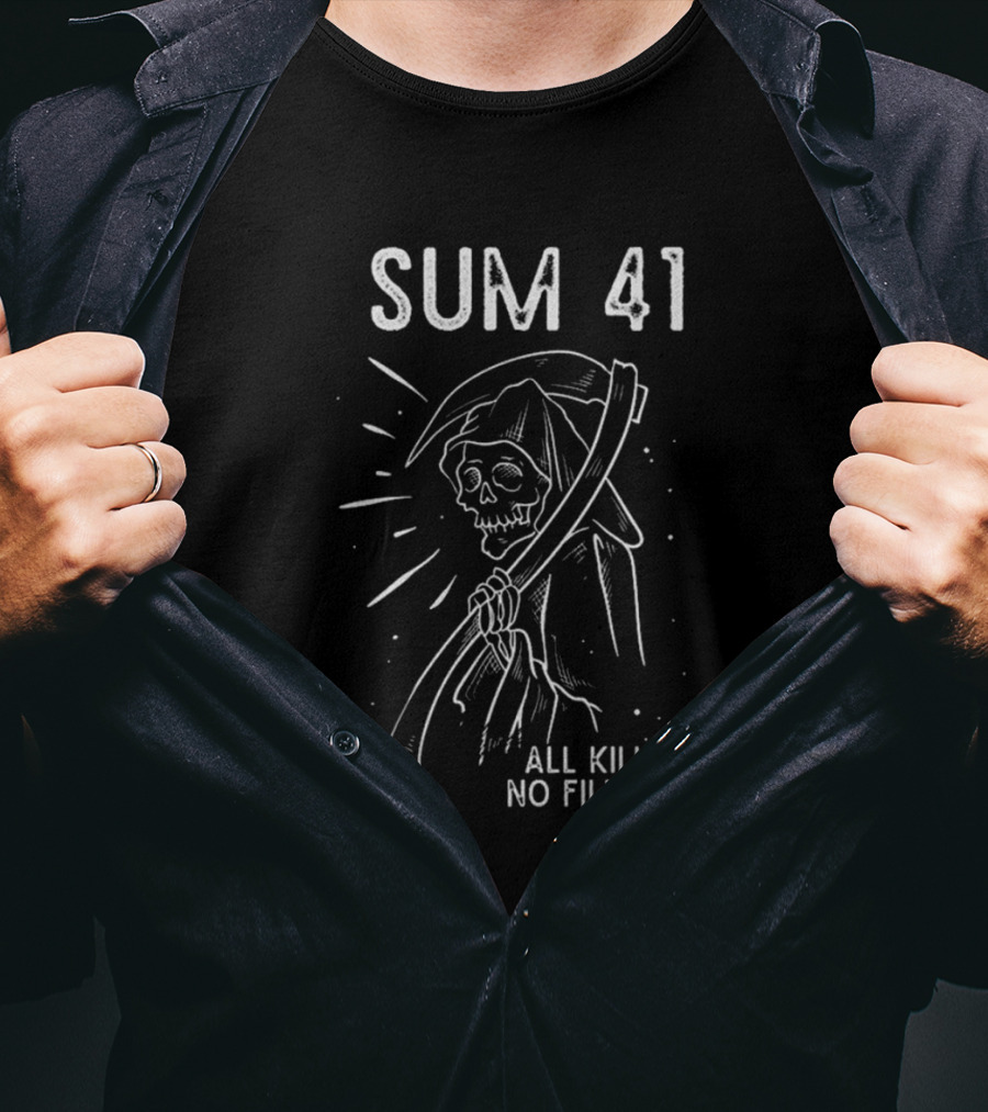 Sum 41 All Killer No Filler Grim Reaper T-Shirt