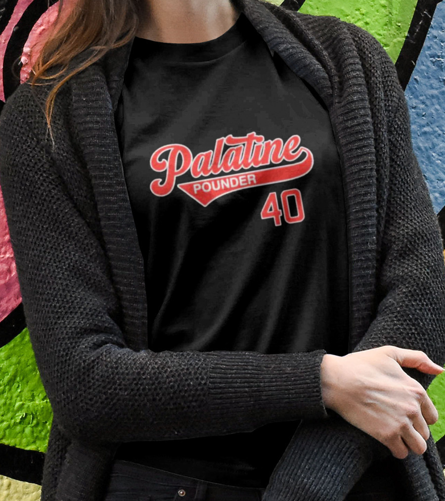 Palatine Pounder 40 Baseball T-Shirt