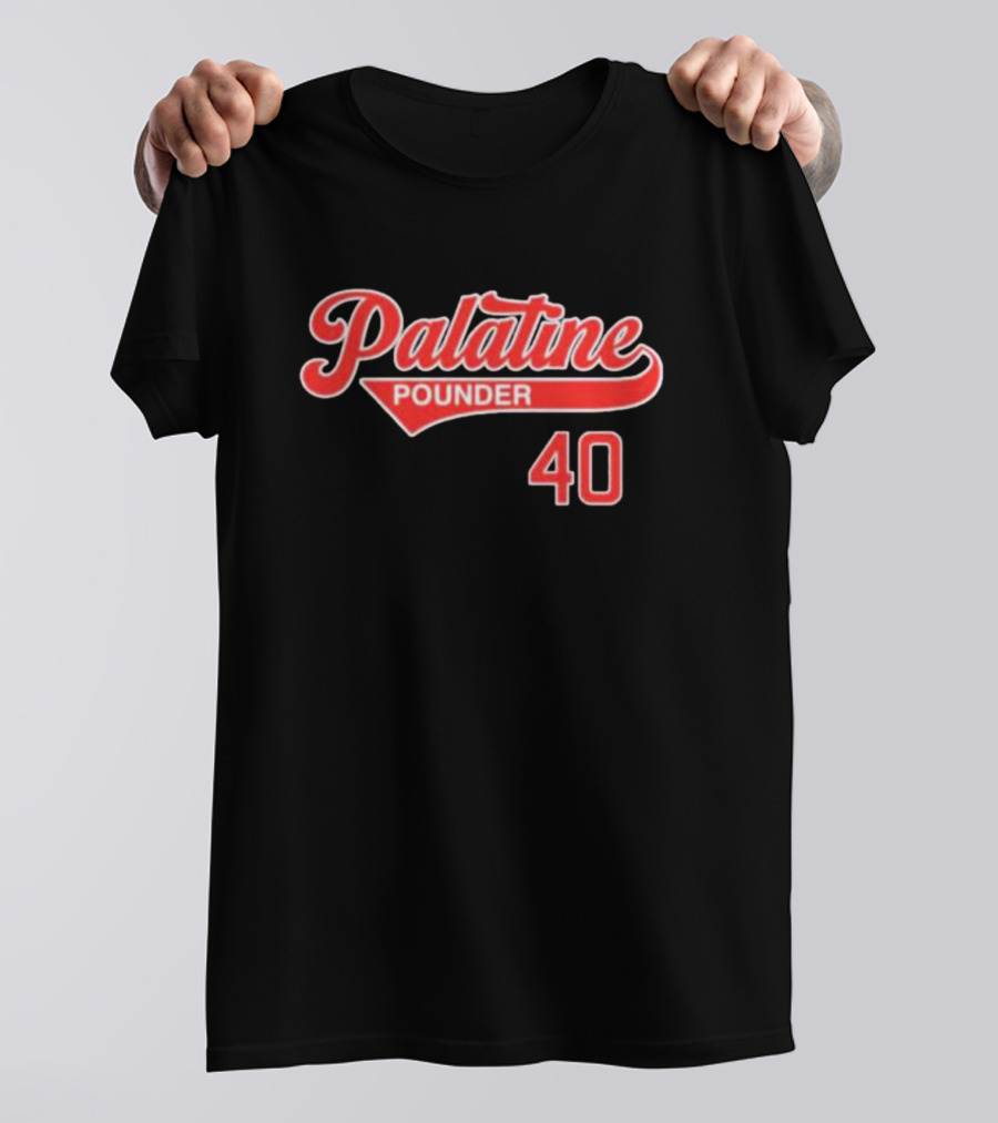 Palatine Pounder 40 Baseball T-Shirt