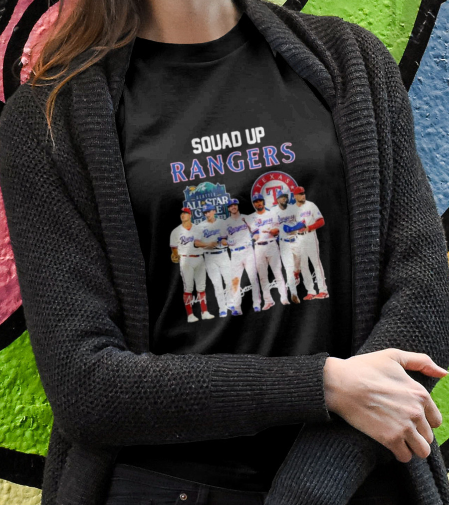 SQUAD UP RANGERS SEATTLE ALL-STAR GAME TEXAS T-Shirt