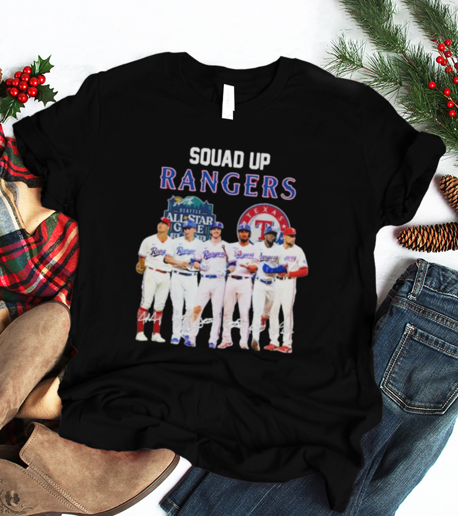 SQUAD UP RANGERS SEATTLE ALL-STAR GAME TEXAS T-Shirt