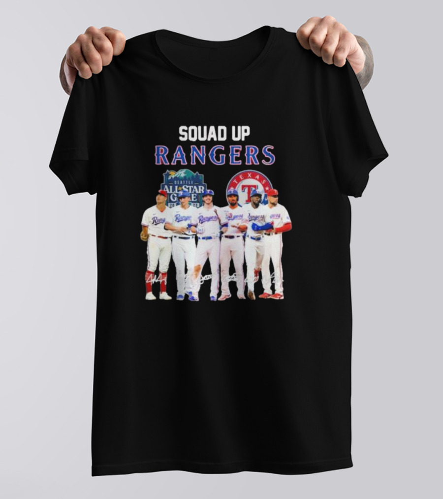 SQUAD UP RANGERS SEATTLE ALL-STAR GAME TEXAS T-Shirt