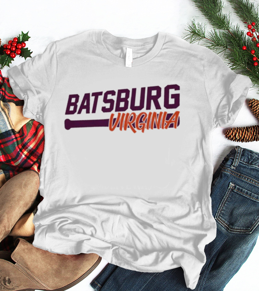 Batsburg Virginia Baseball Bat T-Shirt