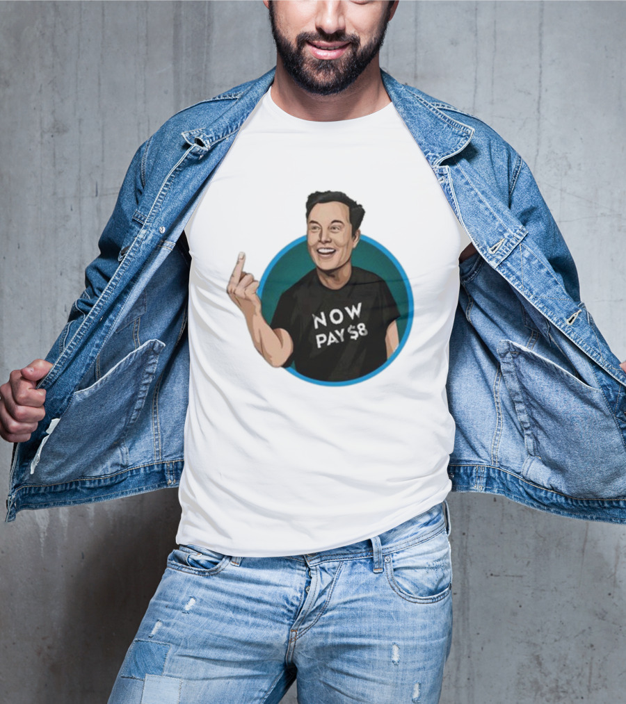 Elon Musk Now Pay $8 Circle Gesture T-Shirt