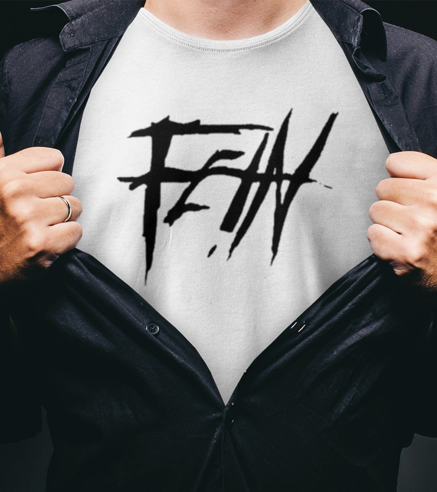 Fen Scribble Style Sketched Font T-Shirt