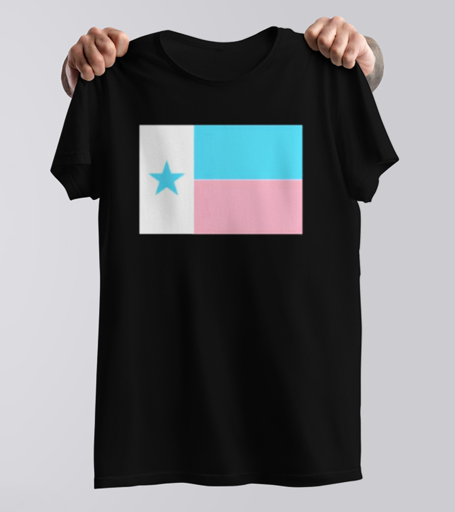 Flags Mashup Bot Texas Trans Pride Trans Texas Flag T-Shirt