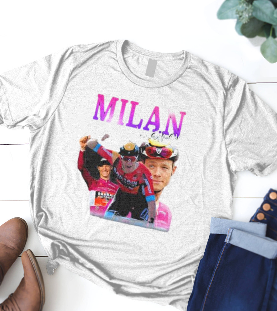 Milan Jonathan Bahrain Cycling Victory T-Shirt