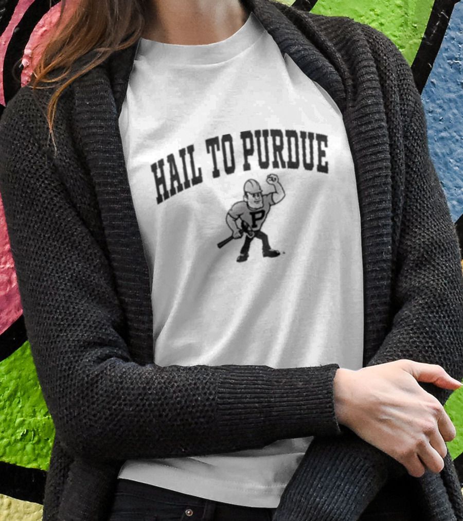 Hail To Purdue Vintage Pete Mascot T-Shirt