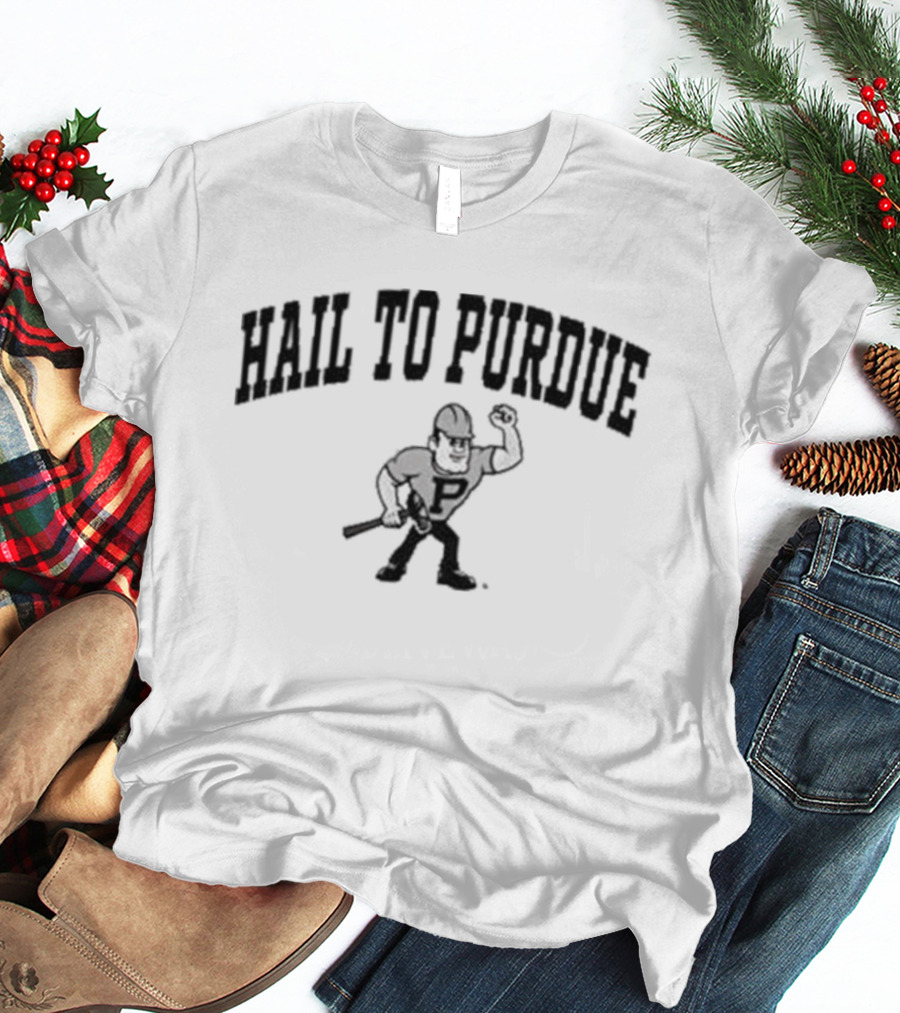 Hail To Purdue Vintage Pete Mascot T-Shirt