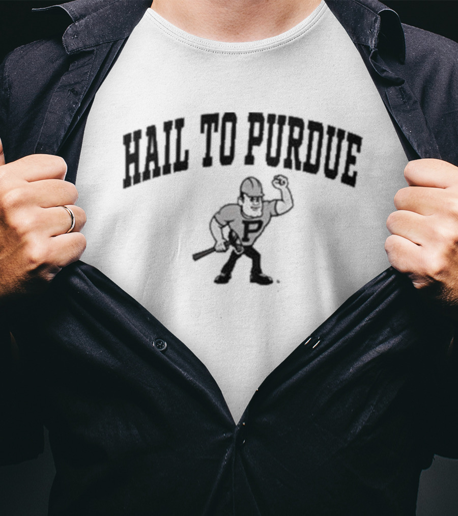 Hail To Purdue Vintage Pete Mascot T-Shirt