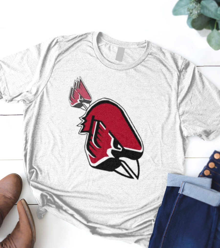 Ball State Cardinal With A Mustache Logo Concept T-Shirt