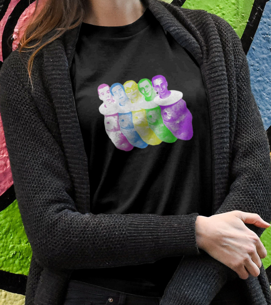 Colorful Devo Spuds Five Potato Heads T-Shirt