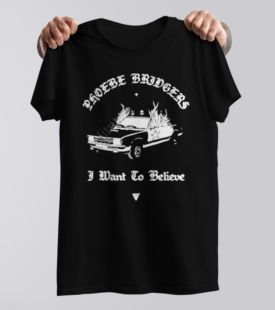 Phoebe Bridgers I Want To Believe Car Flames T-Shirt