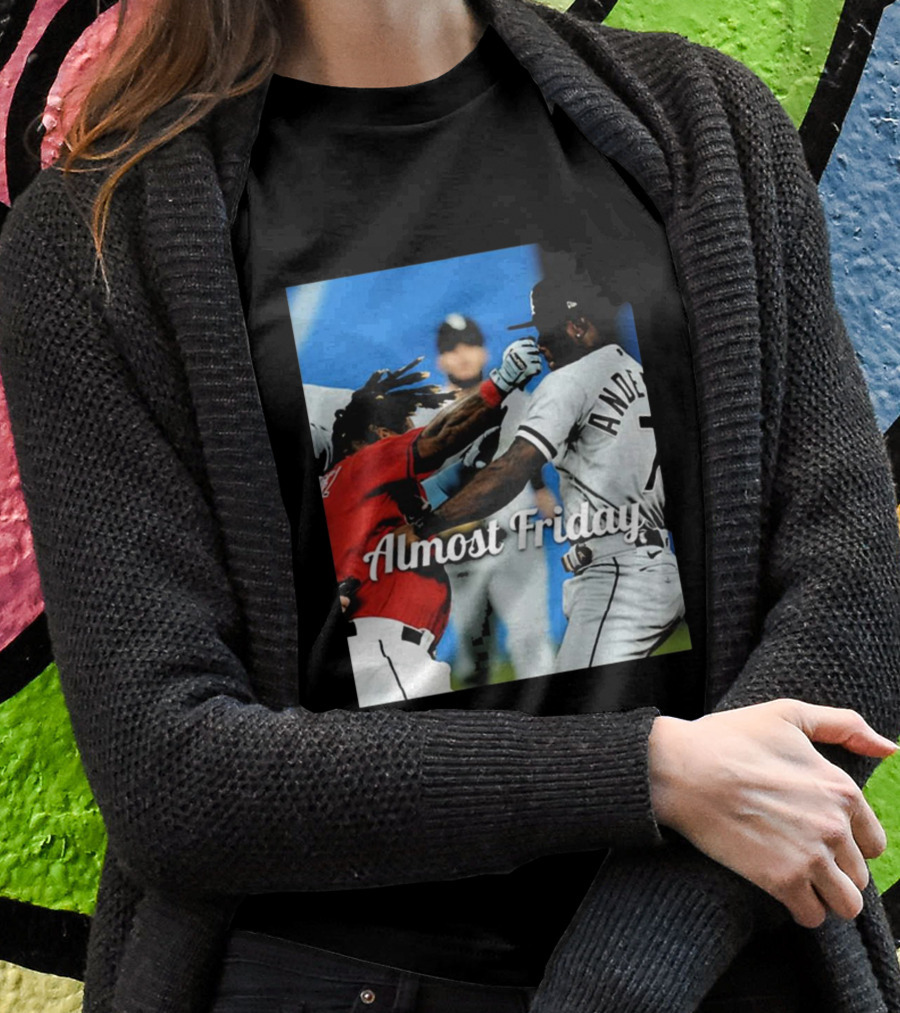 Almost Friday Baseball Knockout Action T-Shirt