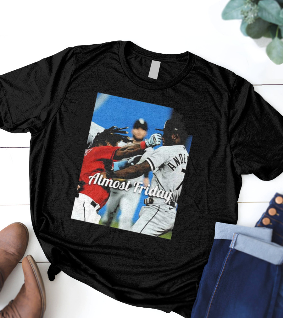 Almost Friday Baseball Knockout Action T-Shirt