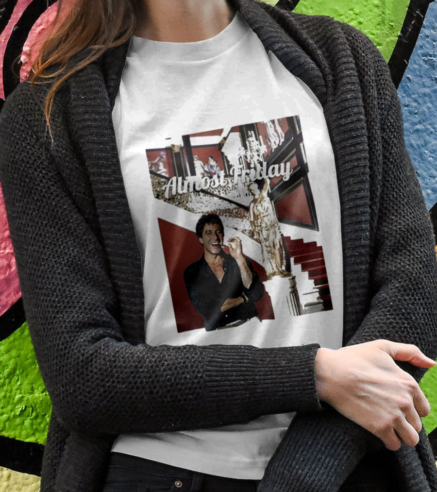 Almost Friday Scarface Mansion Scene T-Shirt