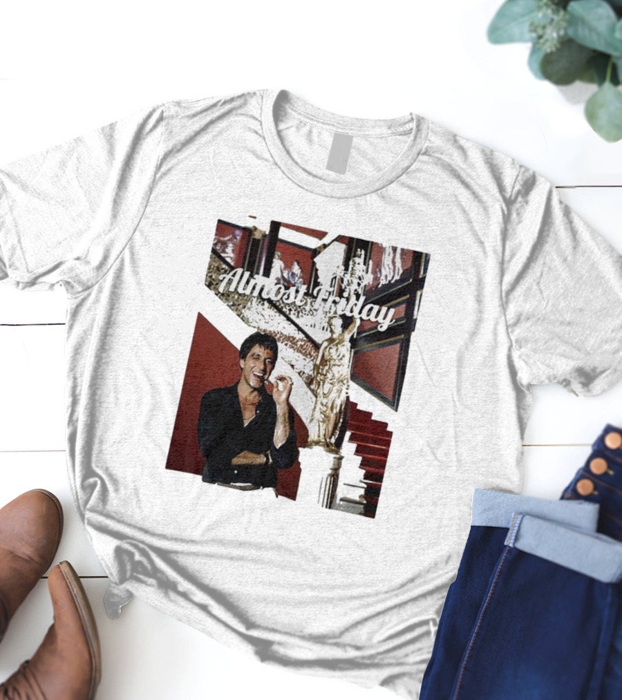Almost Friday Scarface Mansion Scene T-Shirt