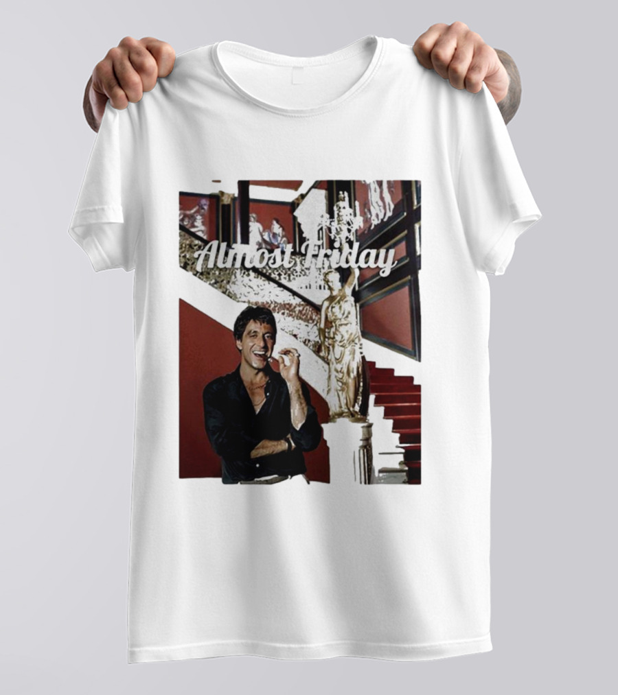 Almost Friday Scarface Mansion Scene T-Shirt