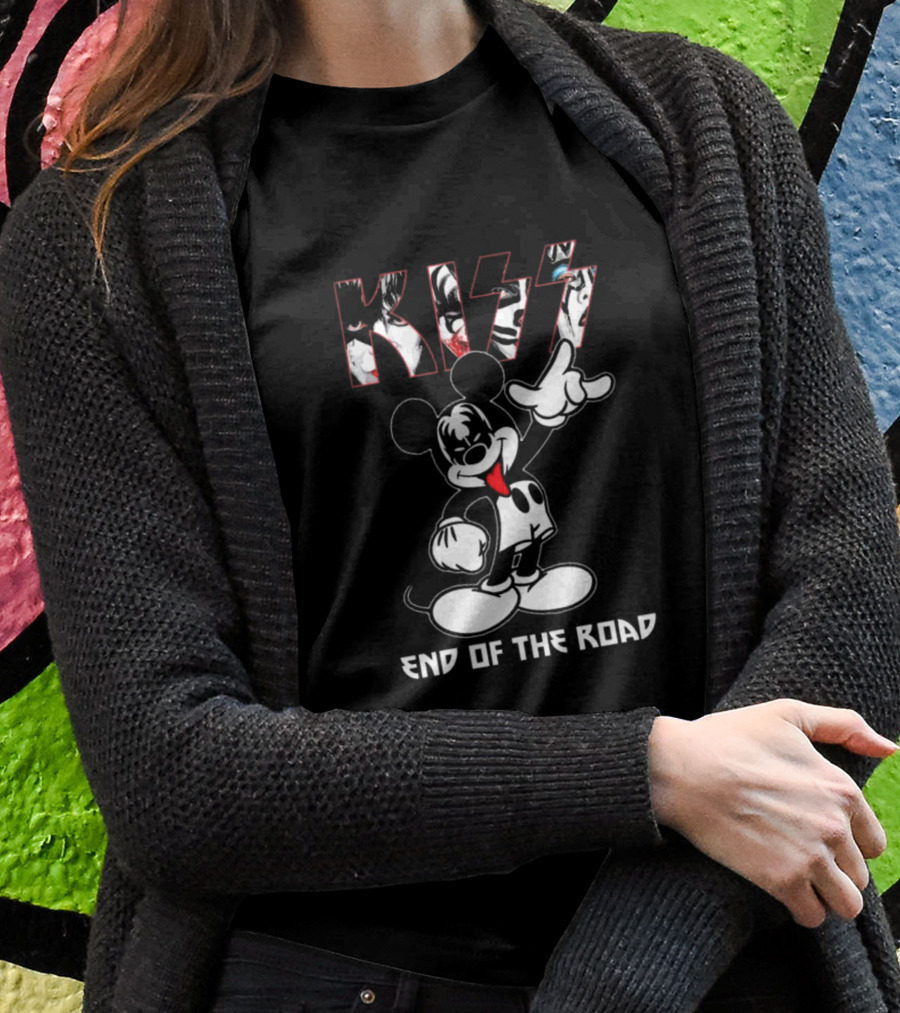 Kiss Band Mickey End Of The Road T-Shirt