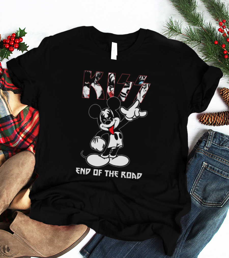 Kiss Band Mickey End Of The Road T-Shirt