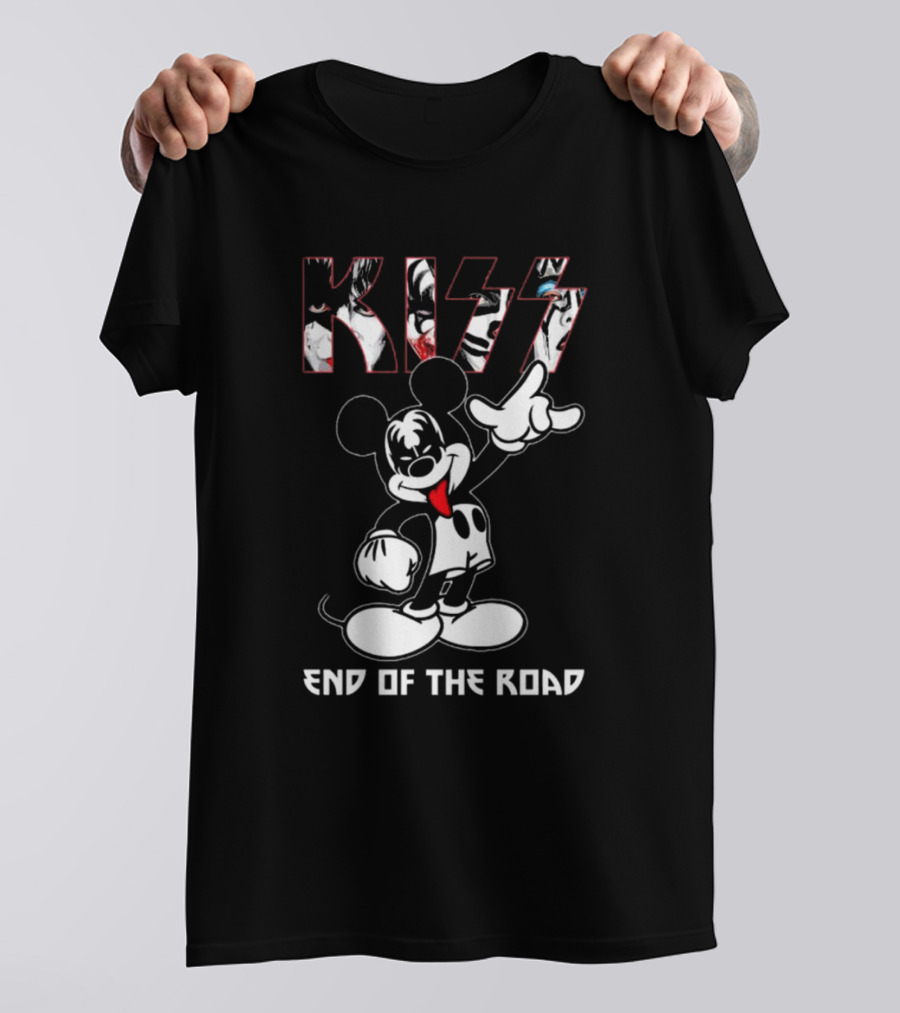 Kiss Band Mickey End Of The Road T-Shirt