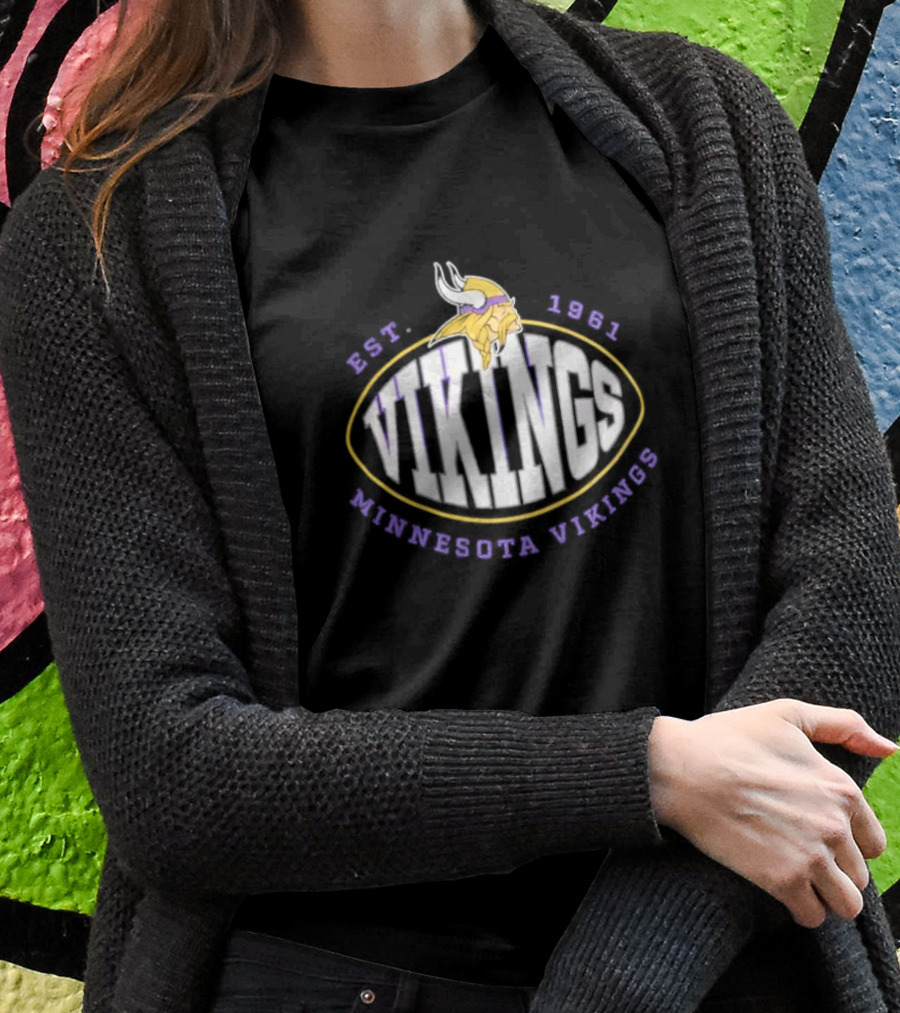 Minnesota Vikings Est. 1961 Boss X NFLTrap T-Shirt