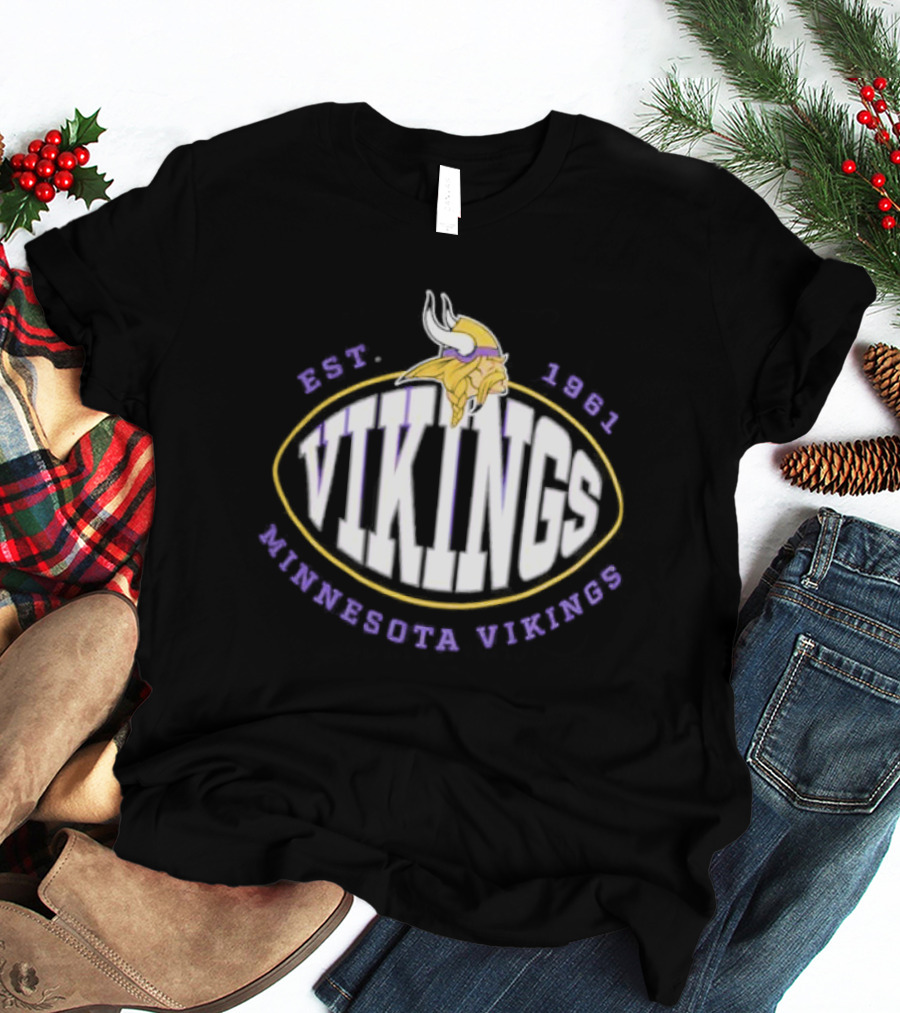 Minnesota Vikings Est. 1961 Boss X NFLTrap T-Shirt