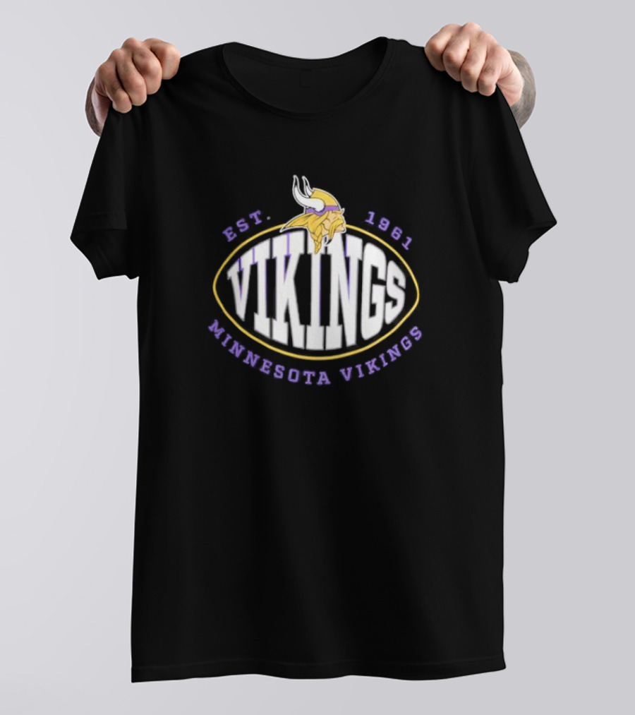 Minnesota Vikings Est. 1961 Boss X NFLTrap T-Shirt